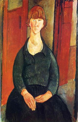 Amedeo Modigliani, La venditrice di fiori, 1919